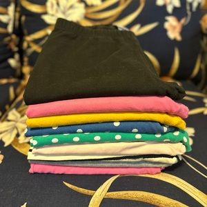 9 pairs of Hanna Andersson Classic Leggings size 150/12